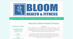 Desktop Screenshot of bloomhealthandfitness.com