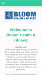 Mobile Screenshot of bloomhealthandfitness.com